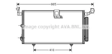 AVA Радіатор кондиціонера LEXUS RX 300 98-03 AVA COOLING TO5384D