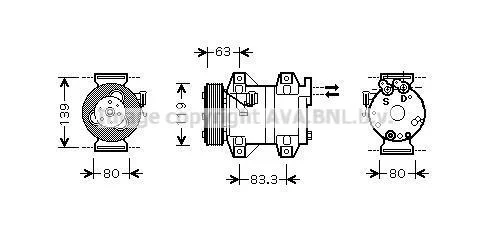 Компресор кондиціонера CLEVER FIT AVA COOLING VOAK121 (фото 1)