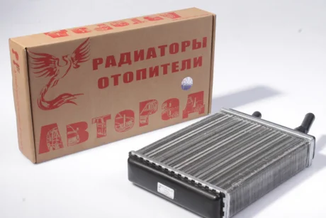 Радіатор обігрівача Волга 2410 d=16 зі спіраллю (турбулізатор) (алюміній) (вир-во) АВТОРАД 31029-8101060