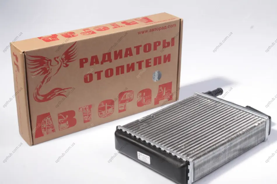 Радіатор обігрівача Газель салонний зі спіраллю (турбулізатор) для 3221-8110010 (алюміній) (вир-во) АВТОРАД 3221-8110060 (фото 1)
