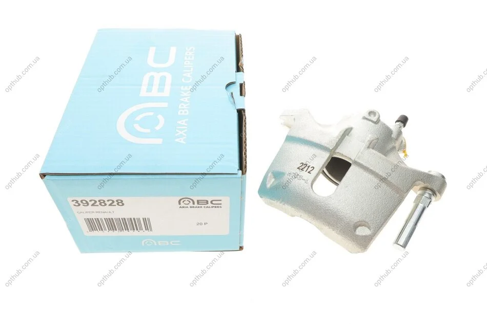 Супорт гальмівний (передній) (L) Renault Kangoo 97- (d=54mm) (lдиск 20mm) (Bosch) (opt-om) AXIA Brake Calipers 392828 (фото 1)