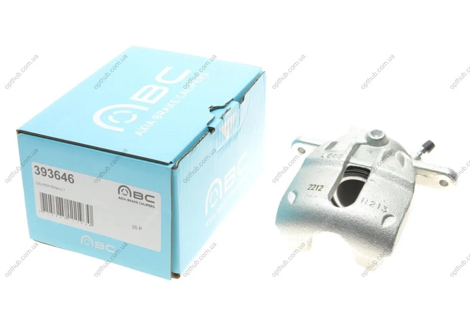 Супорт гальмівний (передній) (L) Renault Duster/Kangoo 07- (d=54mm) (Trw) UA63 AXIA Brake Calipers 393646 (фото 1)