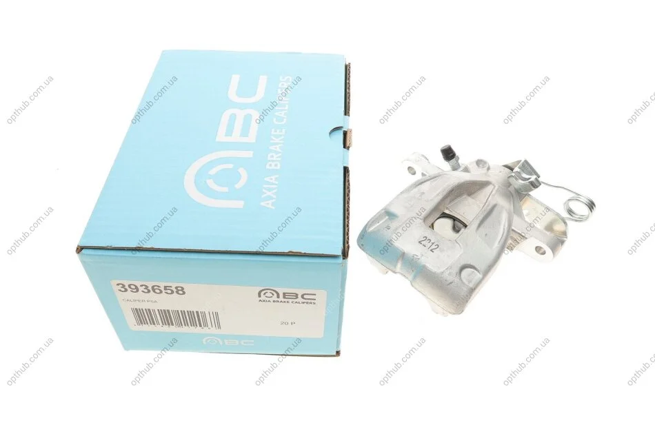 Супорт гальмівний (задній) (L) Citroen C4/Peugeot 307 00-12 (d=38mm) (Bosch) UA63 AXIA Brake Calipers 393658 (фото 1)
