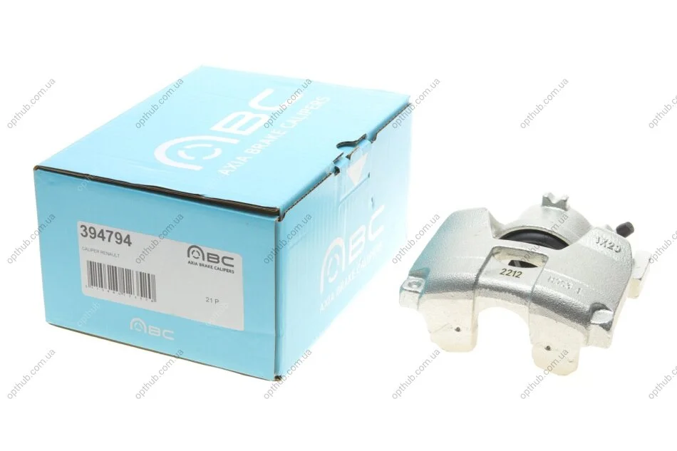 Суппорт гальмівний (передній) (L) Renault Megane 2.0dCi/TCe/Scenic 1.2-2.0 09- (d=57mm) (ATE) UA63 AXIA Brake Calipers 394794 (фото 1)