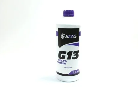 Антифриз VIOLET-PURPLE концентрат G13 (-80C) (Канистра 1,5л) C.I.U Axxis AX-2088