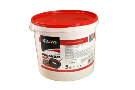 Паста для монтажа колес PREMIUM RED с уплотнителем бортов 5кг C.I.U Axxis AX-3021-R5