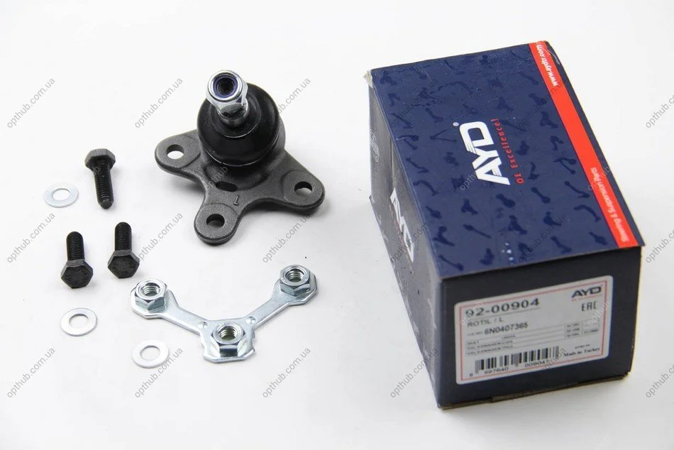 Опора кульова лів (кон 14.6*16.5) VW POLO (-01), SEAT AROSA (-04) (92-00904) AYD 9200904 (фото 1)