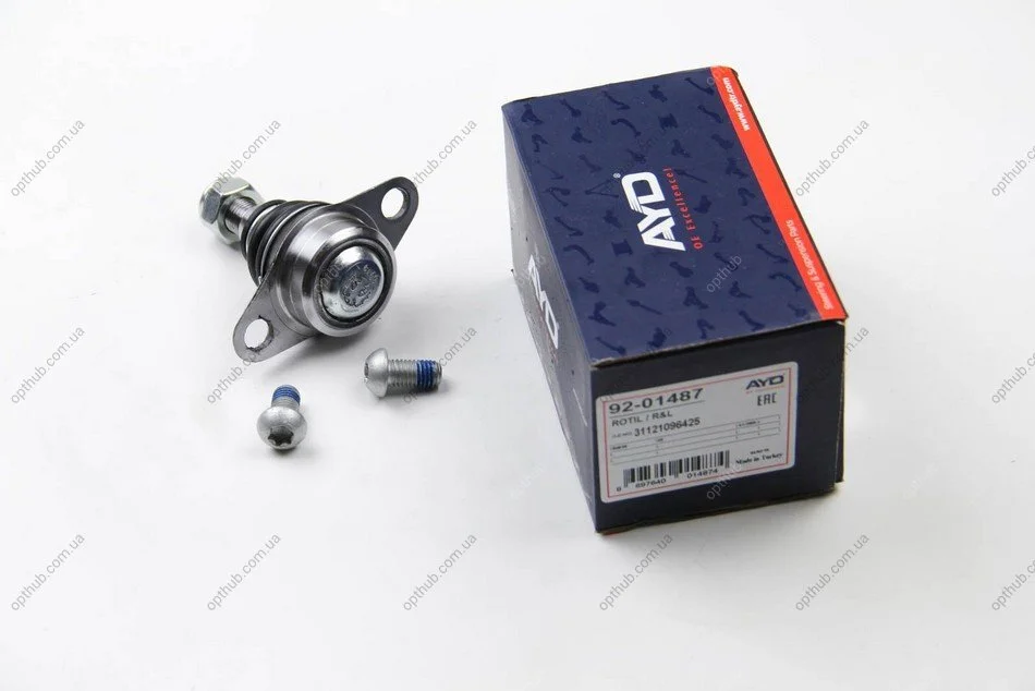 Опора шаровая рычажная передняя 17.8*18.3mm) BMW 3 (E90, E91, E92) (05-), X1 (E84) (09-), X5 (E53) (99-) (92-01487) AYD 9201487 (фото 1)