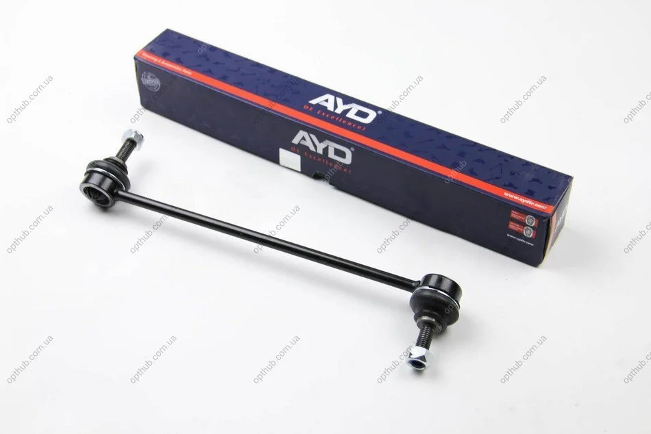 Стойка стабилизатора переднего (285mm) BMW 5 (E39) (-03) (96-00716) AYD 9600716 (фото 1)