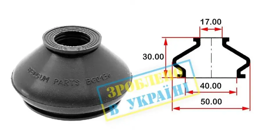 Пыльник шаровой опоры BELGUM PARTS BG0136 (фото 1)