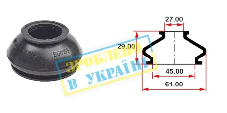 Пильовик кульової опори BELGUM PARTS BG0155