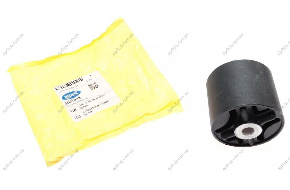 Сайлентблок балки (задньої) Renault Trafic 01- BELGUM PARTS BG1818 (фото 1)