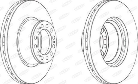 Тормозной диск BERAL BCR201A