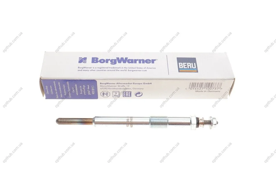 Свеча накаливания PSA 2.0-2.2 HDI 00-, FORD 2.0 TDCI 03- (пр-во) BERU GN054 (фото 1)