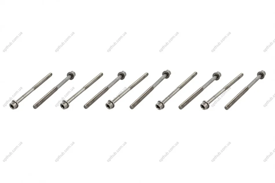 Комплект болтів з головкою системи TORX з чорного металу BGA BK1402 (фото 1)