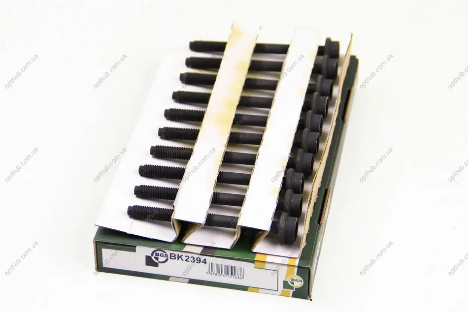 Комплект болтів з головкою системи TORX з чорного металу BGA BK2394 (фото 1)