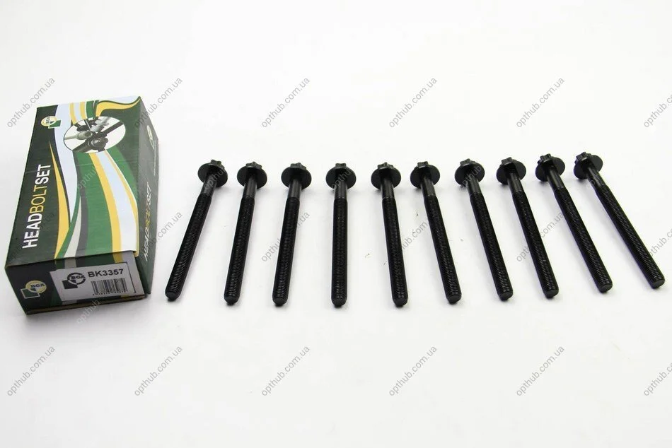 Комплект болтов с головкой системы TORX из черного металла RENAULT ESPACE 2007-2012, KOLEOS 2008-2009, LA BGA BK3357 (фото 1)