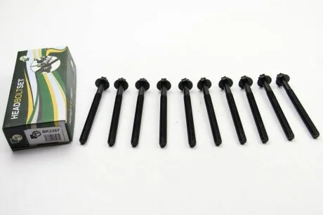 Комплект болтів з головкою системи TORX з чорного металу RENAULT ESPACE 2007-2012, KOLEOS 2008-2009, LA BGA BK3357