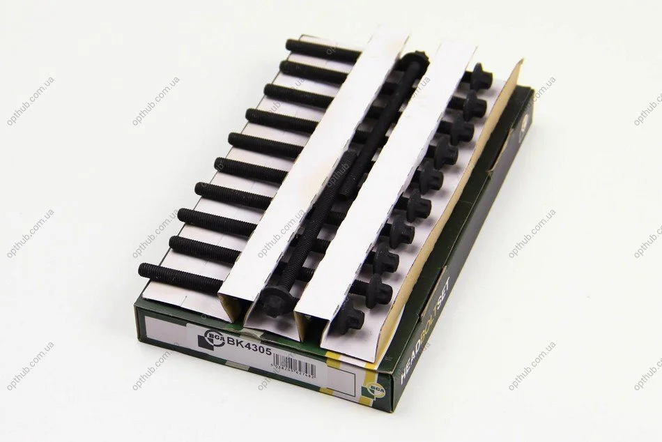 Комплект болтів з головкою системи TORX з чорного металу OPEL / VAUXHALL AGILA 2004-2008, ASTRA 2006-20 -ua BGA BK4305 (фото 1)