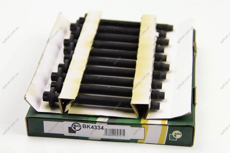 Комплект болтов с головкой системы TORX из черного металла PSA 2.0TD/HDI DW10/DW12BTED4, FORD 2.0TDCI BGA BK4334 (фото 1)