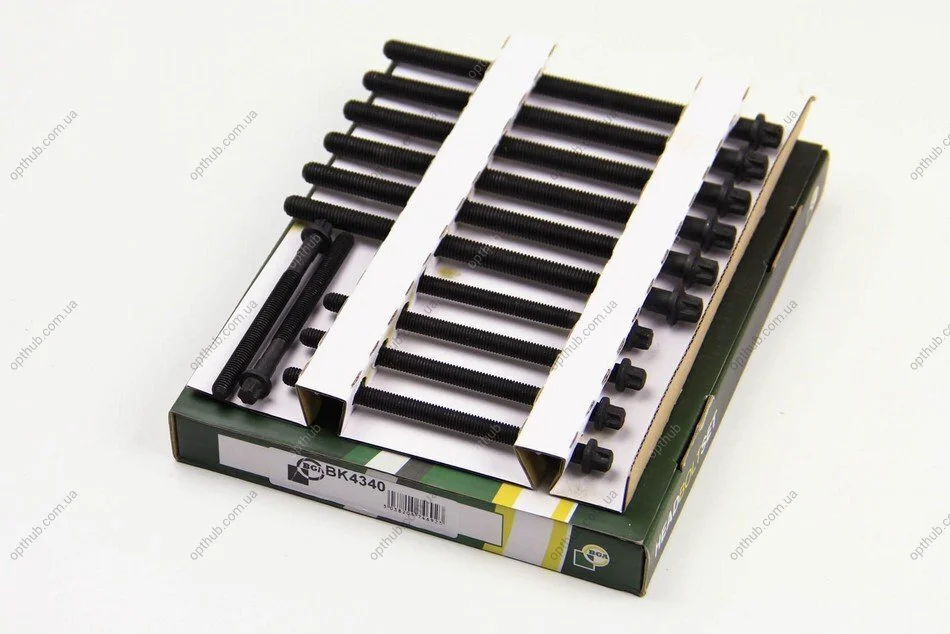 Комплект болтів з головкою системи TORX з чорного металу BMW 1 SERIES 2005-2007, 3 SERIES 2007-, X3 200 -ua BGA BK4340 (фото 1)