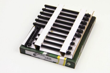 Комплект болтів з головкою системи TORX з чорного металу BMW 1 SERIES 2005-2007, 3 SERIES 2007-, X3 200 -ua BGA BK4340