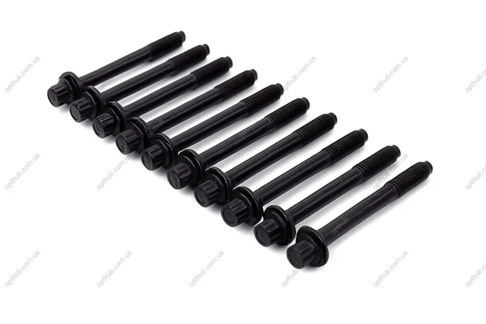 Комплект болтів з головкою системи TORX з чорного металу HYUNDAI SANTA FE 2001-2005, SONATA 2009-2011, -ua BGA BK4341 (фото 1)