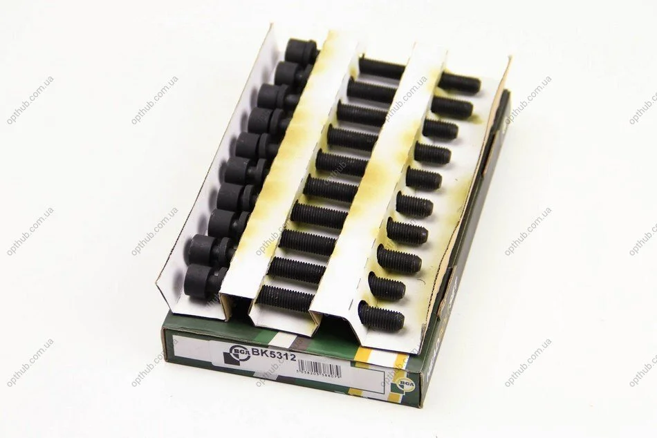 Комплект болтов с головкой системы TORX из черного металла VOLKSWAGEN CADDY 1998-2001, GOLF 1995-1998, PO BGA BK5312 (фото 1)