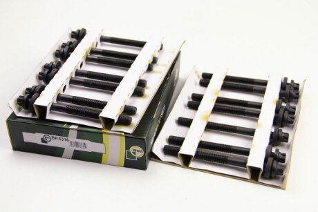 Комплект болтів з головкою системи TORX з чорного металу BMW 3 SERIES 2005-2007, 5 SERIES 2004-2007, 7 BGA BK5316