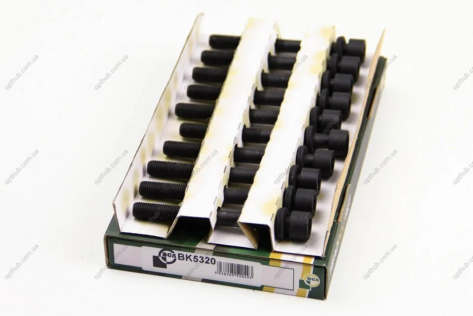 Комплект болтів з головкою системи TORX з чорного металу OPEL / VAUXHALL ANTARA 2007-2011, ASTRA 2005-2 BGA BK5320 (фото 1)