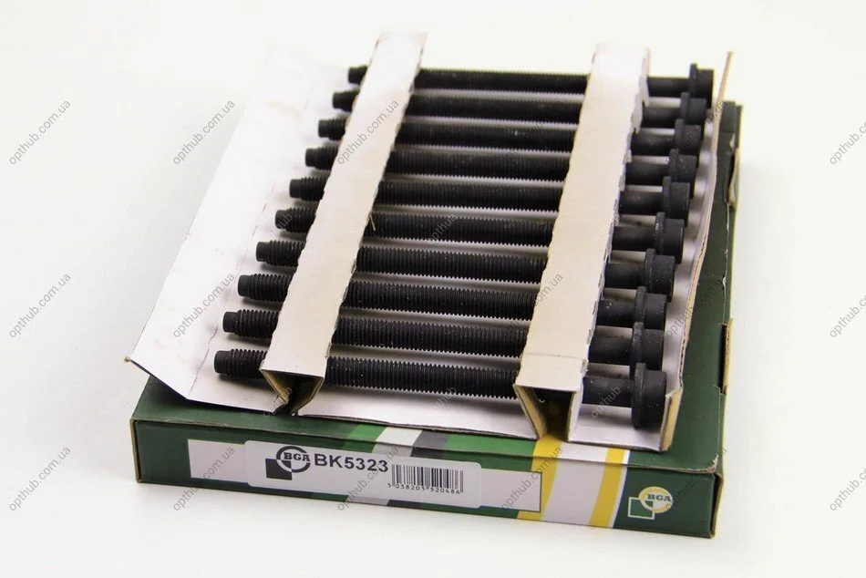 Комплект болтов с головкой системы TORX из черного металла FORD 1.2/1.4 16V ZETEC BGA BK5323 (фото 1)