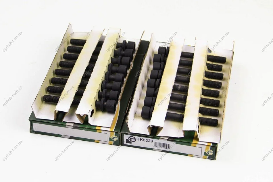 Комплект болтов с головкой системы TORX из черного металла BGA BK5326 (фото 1)