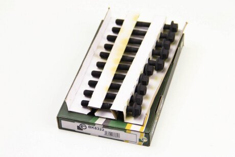 Комплект болтів з шестигранною головкою з чорного металу FIAT FIORINO 1995-2001, PUNTO 1994-2000, REGAT BGA BK6322