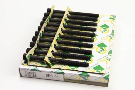 Комплект болтів з шестигранною головкою з чорного металу FORD ESCORT 1995-1999, FIESTA 1994-1995, ORION BGA BK6354