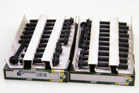 Комплект болтів з головкою системи TORX з чорного металу БОЛТЫ Г/Б (SET) MB/SSANGYONG 2.9D OM602/OM662 BGA BK6360