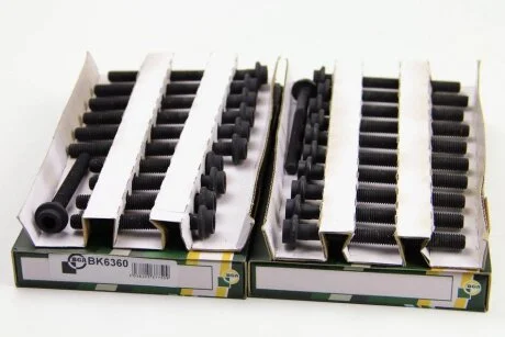 Комплект болтів з головкою системи TORX з чорного металу БОЛТЫ Г/Б (SET) MB/SSANGYONG 2.9D OM602/OM662 BGA BK6360