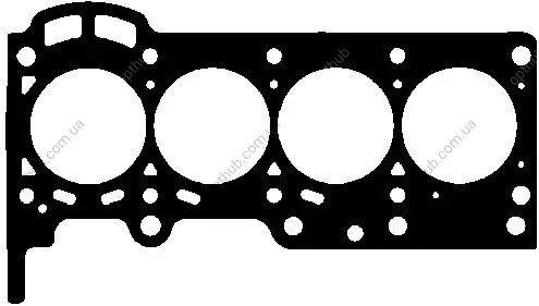 Прокладка головки блоку металева Г/Б TOYOTA YARIS 1.3I 16V 02.04- DAIH SIRION 05-10/TERIOS 00-06/YRV 03 BGA CH1558 (фото 1)