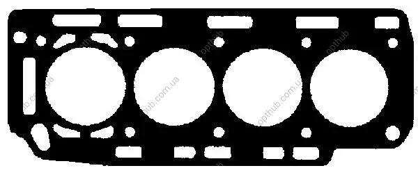 Прокладка головки блока арамідна Г/Б RENAULT 2.0/2.2 J5R/J6R/J7R/J7T BGA CH2349 (фото 1)