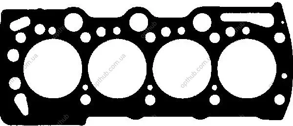 Прокладка головки блока металева Г/Б OPEL/ISUZU 1.7D/TD 4EE1/4EE1-T 2! 1.6MM BGA CH3558B (фото 1)