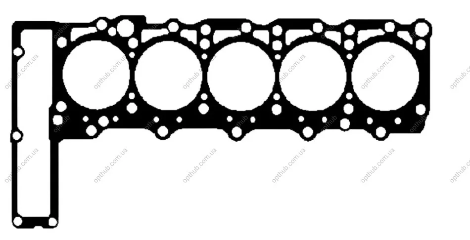 Прокладка головки блоку металева Г/Б MB 2.5D OM605 1.80 MM C250 1993-1996, E250 1995-1998 BGA CH6524 (фото 1)