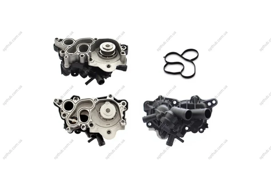 Помпа водяна З КОРПУСОМ AUDI / VW / SEAT / SKODA: A1, A3, IBIZA, LEON, FABIA, OCTAVIA, GOLF 1,4 BGA CP0110H (фото 1)