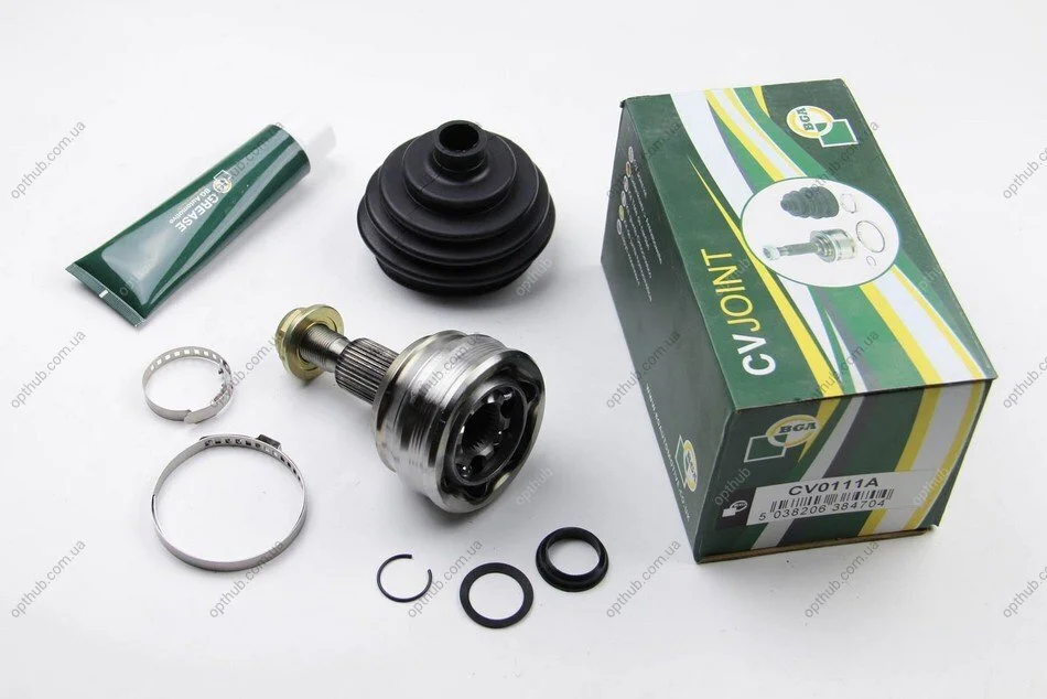 ШРУС со смазкой в комплекте VOLKSWAGEN BEETLE 2003-2011, BORA 2000-2005, GOLF 2000-2006 BGA CV0111A (фото 1)
