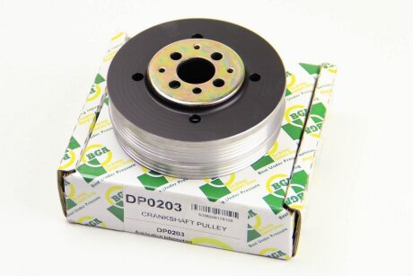 Шків ременя генератора AUDI A4 1996-2001, A6 1998-2000, VOLKSWAGEN PASSAT 1997-2000 -ua BGA DP0203