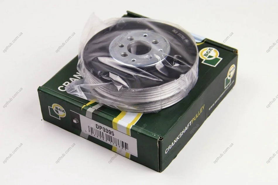 Шків ременя генератора AUDI A4 2004-2008, A6 2001-2005, SKODA SUPERB 2006-2007, VOLKSWAGEN PASSAT 2003- BGA DP0395 (фото 1)