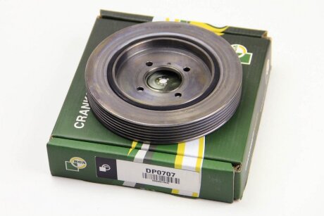 Шків ременя генератора CITROEN BERLINGO 2002-2007, C15 2001-2006, DISPATCH/JUMPY 2004-2007, XSARA 2000- -ua BGA DP0707