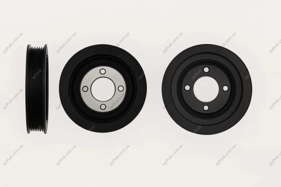 Шків ременя генератора OPEL / VAUXHALL ASTRA 1994-1999, CALIBRA 1994-1997, CAVALIER 1991-1994, FRONTERA -ua BGA DP0863 (фото 1)