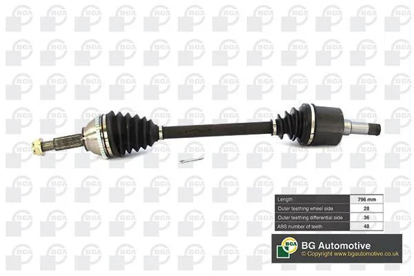 Піввісь BGA DS2326L (фото 1)
