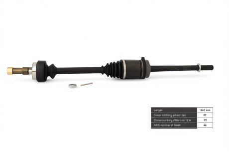 Піввісь NISSAN PRIMERA (P11) BGA DS6304RA