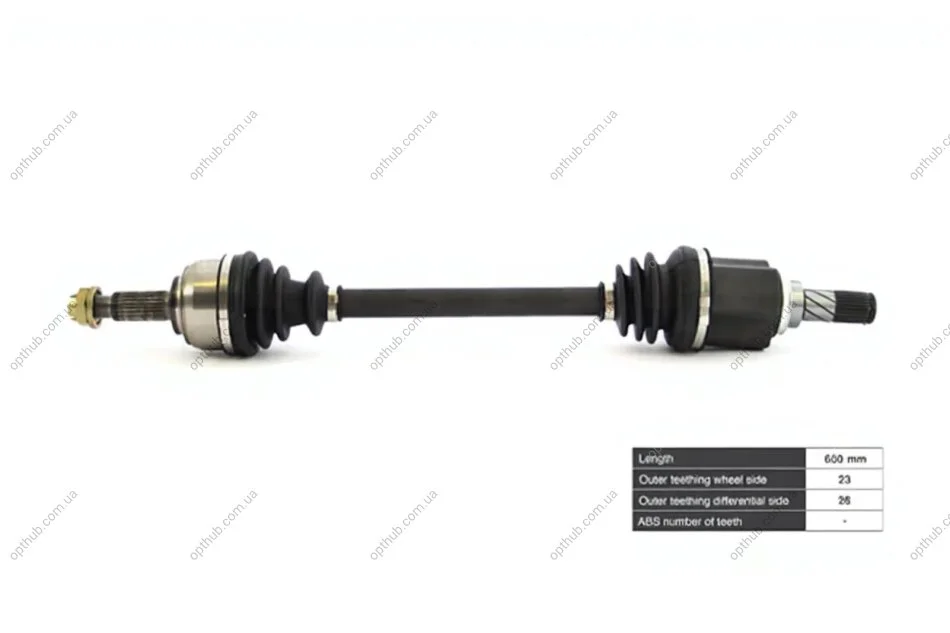 Піввісь NISSAN MICRA III (K12) - 1.4 16V -ua BGA DS6310L (фото 1)
