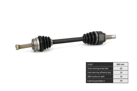Полуось TOYOTA COROLLA (_E12_) – 1.6 VVT-I (ZZE121_); СЛЕВО BGA DS7610L